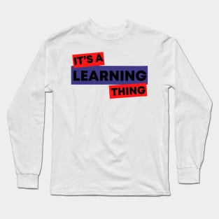 learning development specialist Long Sleeve T-Shirt